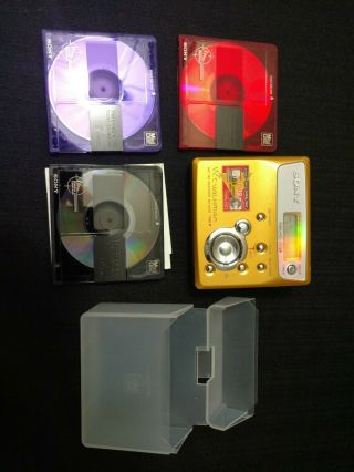 Rare Sony Walkman Mz - N505 Netmd Mdlp Minidisc Player/recorder Digital Mega Bass