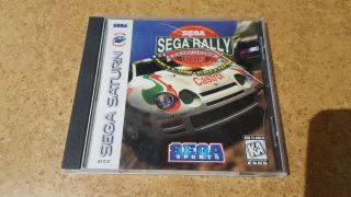 Sega Rally Championship Rare Netlink Edition Sega Saturn Game Complete,  Cib