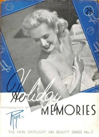 Holiday Memories By Roye 1st Ed.  & Beaute Moderne Vol1 No 3 Rare Nude