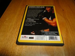 Andrew Dice Clay - No Apologies (DVD,  2000) Stand Up Comedy - Rare - Very Good 2