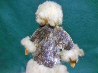2 Rare Very Old Handmade Authentic Inuit Eskimo Dolls.  Real Fur 8