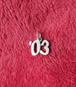 James Avery Sterling Silver 925 Rare Year 2003 Charm