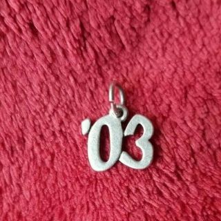 James Avery sterling silver 925 rare year 2003 Charm 5