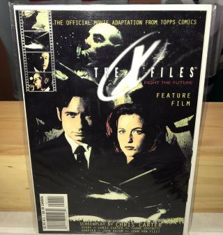 Rare 1998 Topps X - Files Fight The Future Graphic Novel - Mulder & Scully