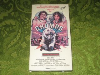 Chomps Vhs Video Valerie Bertinelli Wesley Eure Rare Movie Not On Dvd