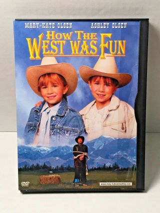 How The West Was Fun Dvd 2004 Mary - Kate & Ashley Olsen Rare Oop