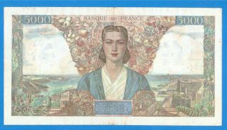 France 5000 Francs 1945 Sries C999 Rare 2