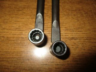 2 Mac Tools RARE PAIR 11mm & 12mm Door Hinge Socket Wrenches 12 PT S185,  S183 8
