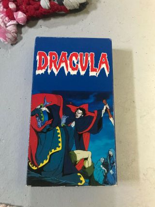 Dracula Horror Sov Slasher Rare Oop Vhs Big Box Slip