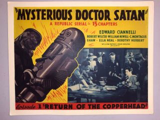 Rare Mysterious Doctor Satan 1940 