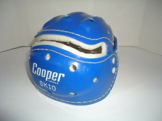Vintage Blue Cooper SK10 Hockey Hurling Skateboard Helmet Canada Rare 2
