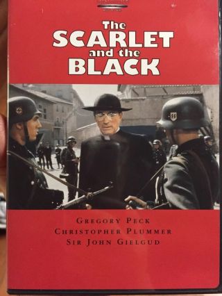 The Scarlet & The Black 1983 Gregory Peck Christopher Plummer Oop Rare