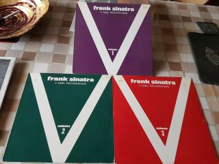 Frank Sinatra V Disc Recordings Vol 1 / 2 / 3 Vinyl 3 Lp Rare Ex