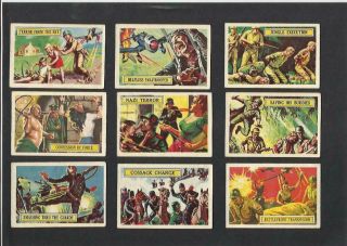 Set Of 73 A&bc Gum Battle Cards 1966 Set Inc All Rare Cards Checklist
