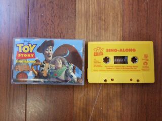 Vintage Rare Toy Story Movie Sing - Along Disney Cassette