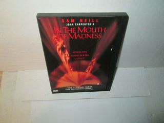 John Carpenter In The Mouth Of Madness Rare Horror Dvd Sam Neill 1995