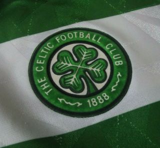 Celtic 1989 1991 Home Shirt RARE Authentic (L) 4