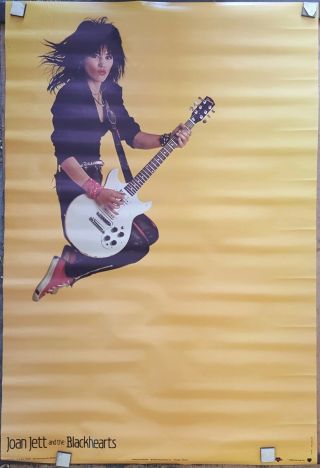 Joan Jett Poster Bi - Rite 1983 / Approx 23 X 34 Rare