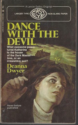 Deanna Dwyer (dean Koontz) Dance With The Devil 1972 Lancer 1st Rare