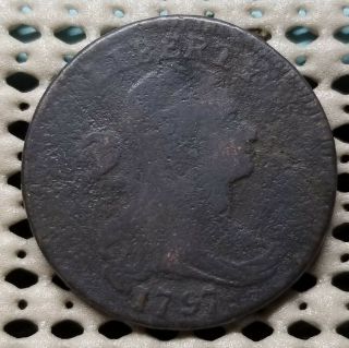 1797 Draped Bust Large Cent Copper Coin 1c 1¢ Rare Early Colonial Coinage