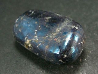 Rare Covellite Covelite Tumbled Piece From Peru - 1.  4 " - 25.  8 Grams