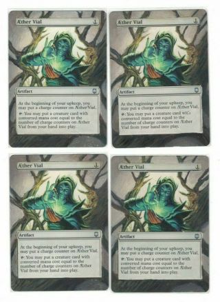 Magic The Gathering - Aether Vial (playset) - Darksteel - Altered