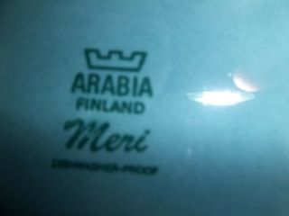 RARE: ARABIA OF FINLAND / MERI / SALAD PLATE 8 