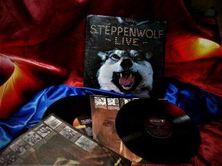 Steppenwolf Live Rare 1st Press 1970 Dunhill 2 - Lp,  2 Bonus Steppenwolf Albums