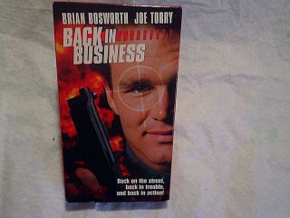 Back In Business Vhs Movie,  Rare,  Brian Bosworth,  Joe Torry,  Dara Tomanovich,  Scarfe