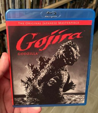 Gojira The Godzilla Japanese Masterpiece (blu - Ray) Out Of Print,  Rare