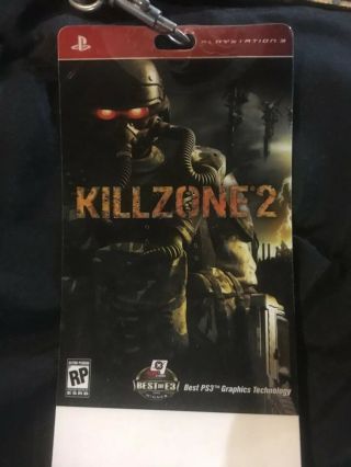 Rare 2009 Sony Ps - 3 Killzone 2 Lanyard With Badge