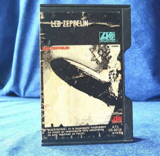 Led Zeppelin S/t Debut Rare Pink Cassette Slip Case Robt Plant Dazed Good Times