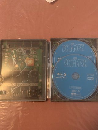 Ant - Man Steelbook (3D/2D Blu - Ray) Marvel (Best Buy Exclusive) SSD Version Rare 2