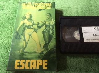 ESCAPE FROM HELL VHS Sexploitation Women In Chains Prison Jungle VEC RARE 1980 3