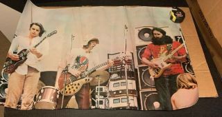 Vintage Grateful Dead Live Stage Photo Jam Poster Rare Litho Usa “32x21 1/2”