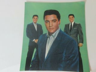 Rare Elvis Rca Records Bonus Photo 1960 