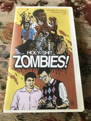 Holy Shit Zombies Vhs Horror Rare Cult 22/53