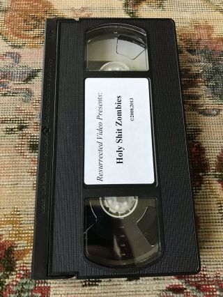 Holy Shit Zombies VHS horror rare cult 22/53 3