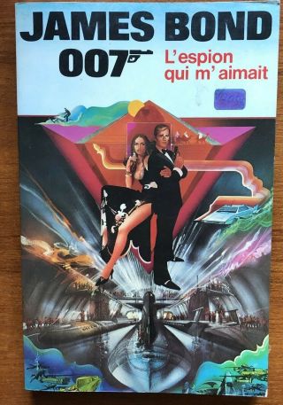 James Bond The Spy Who Loved Me.  Rare French Movie Tie In