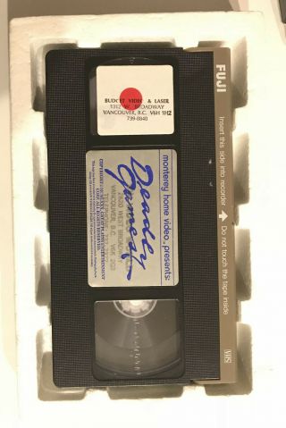 Deadly Games VHS Monterey BIG BOX 1980 Slasher Horror Steve Railsback RARE 3