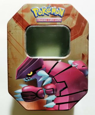 Pokemon Tcg Ex Series 2006 Holiday Collector Groudon Ex - Empty Tin  Rare