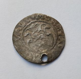 Sweden Medieval Silver Coin,  Erik Xiv Ferding (1/4 Mark) S.  D,  Reval - 2r Rare
