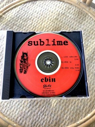 Sublime Ultra Rare Ebin Ep Single Skunk Records Og Brad Nowell