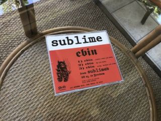 SUBLIME ULTRA RARE EBIN EP SINGLE SKUNK RECORDS OG BRAD NOWELL 8