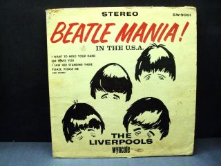 The Liverpools - Beatle Mania In The U.  S.  A.  - Rare Wyncote Stereo Lp