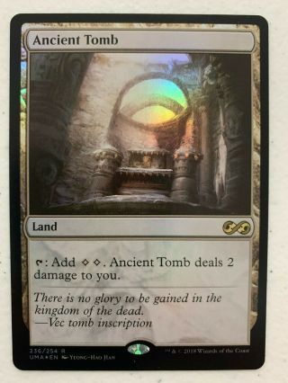 Ancient Tomb - Foil - Ultimate Masters - Mtg - Near - English