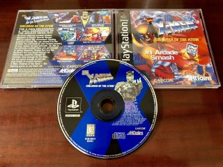 Rare Ps1 X - Men Children Of The Atom Complete Playstation 1 Game