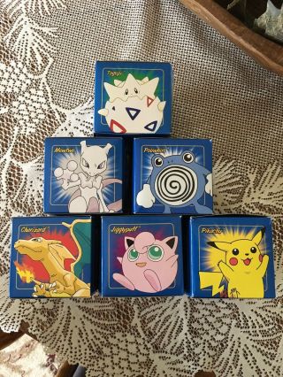 Pokemon 23k Gold Plated Trading Card Set Of 6