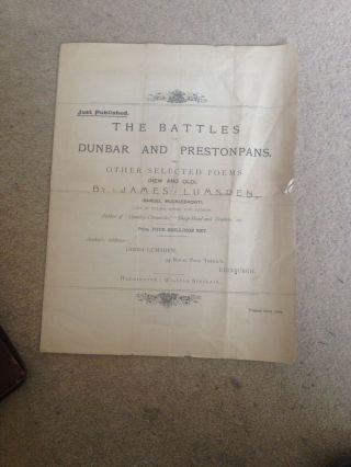 Rare Scottish Author Letter And Book 4