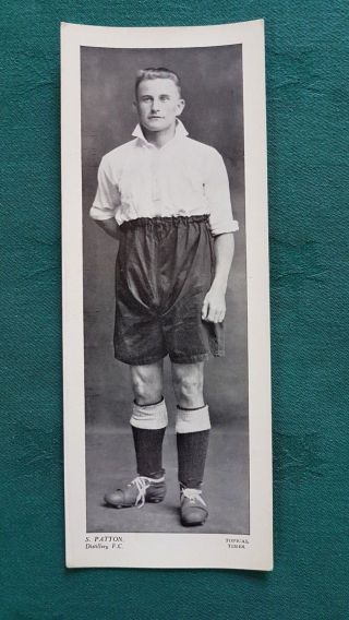 Rare Topical Times Large Panel Footballers - S.  Patton - Distillery F.  C Ireland